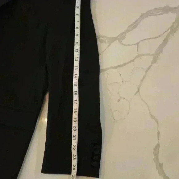 Vera Wang Nestor Tux Jacket Wool Black Mens Size 46R - Picture 8 of 12